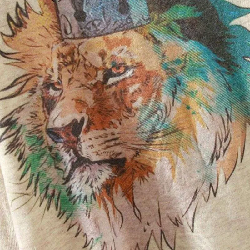 Lion King Printed Knitted Long Sleeve