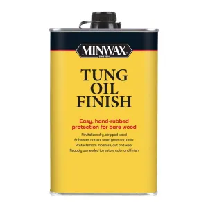 Minwax Tung Oil Finish Amber Oil-Based Tung Oil 1 qt