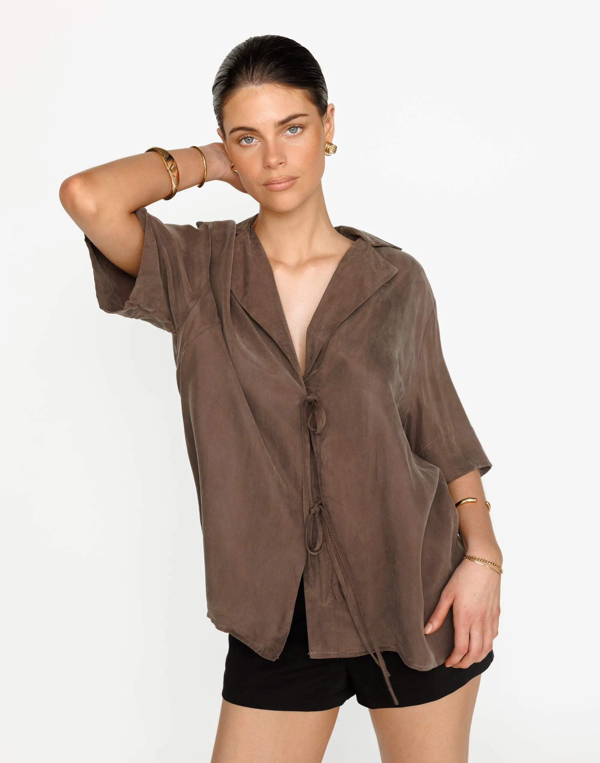 Mori Shirt (Warm Grey)