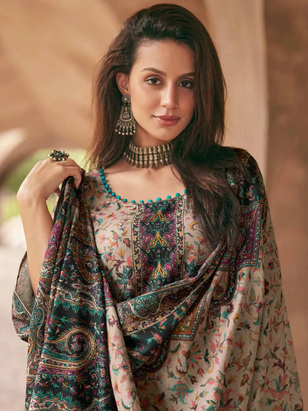 Mumtaz Arts Pure Lawn Cotton Unstitched Suit Dress Material for Women