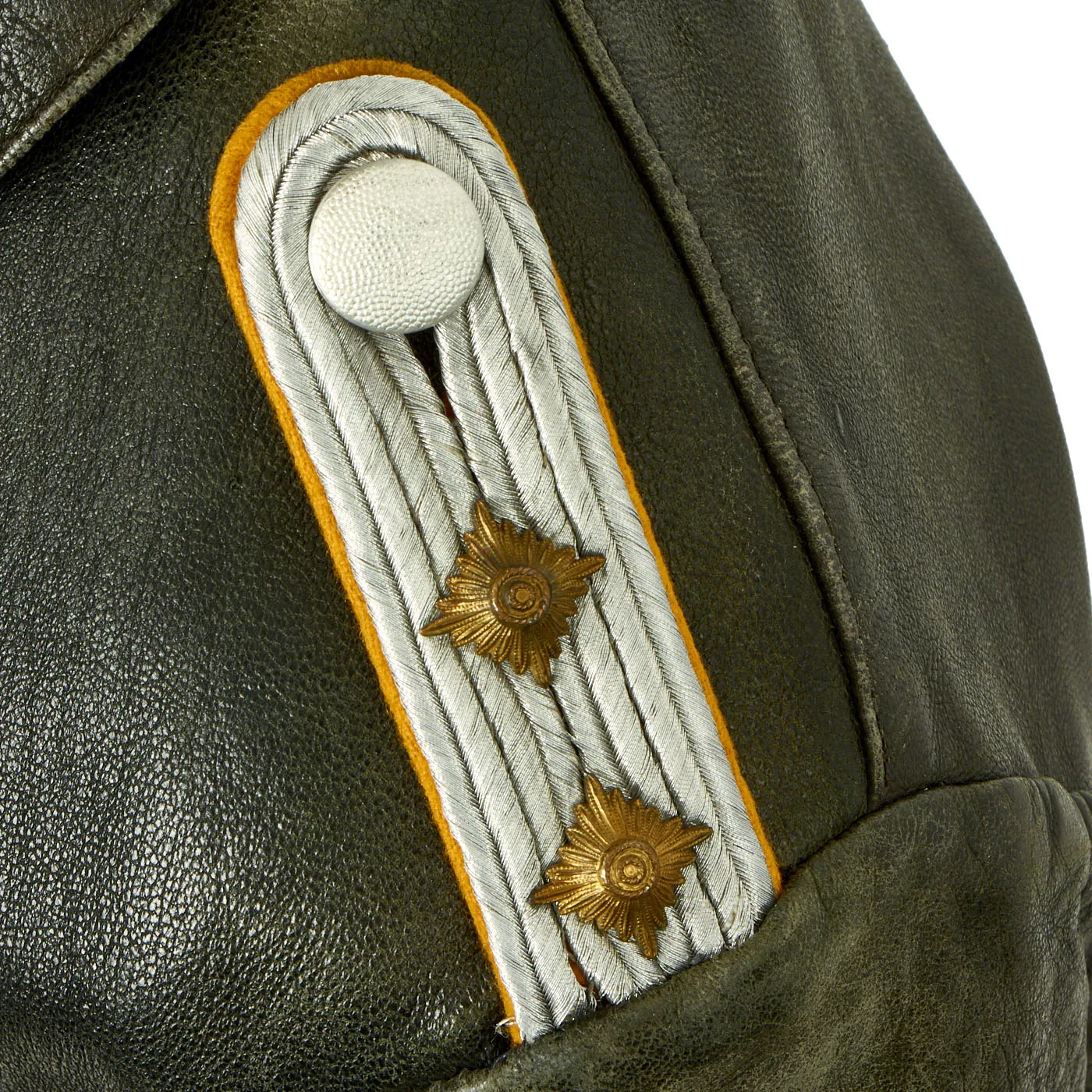 Original German WWII 1941 Dated Luftwaffe Hauptmann Officer's Leather Flight Jacket with Leather Flight Pants