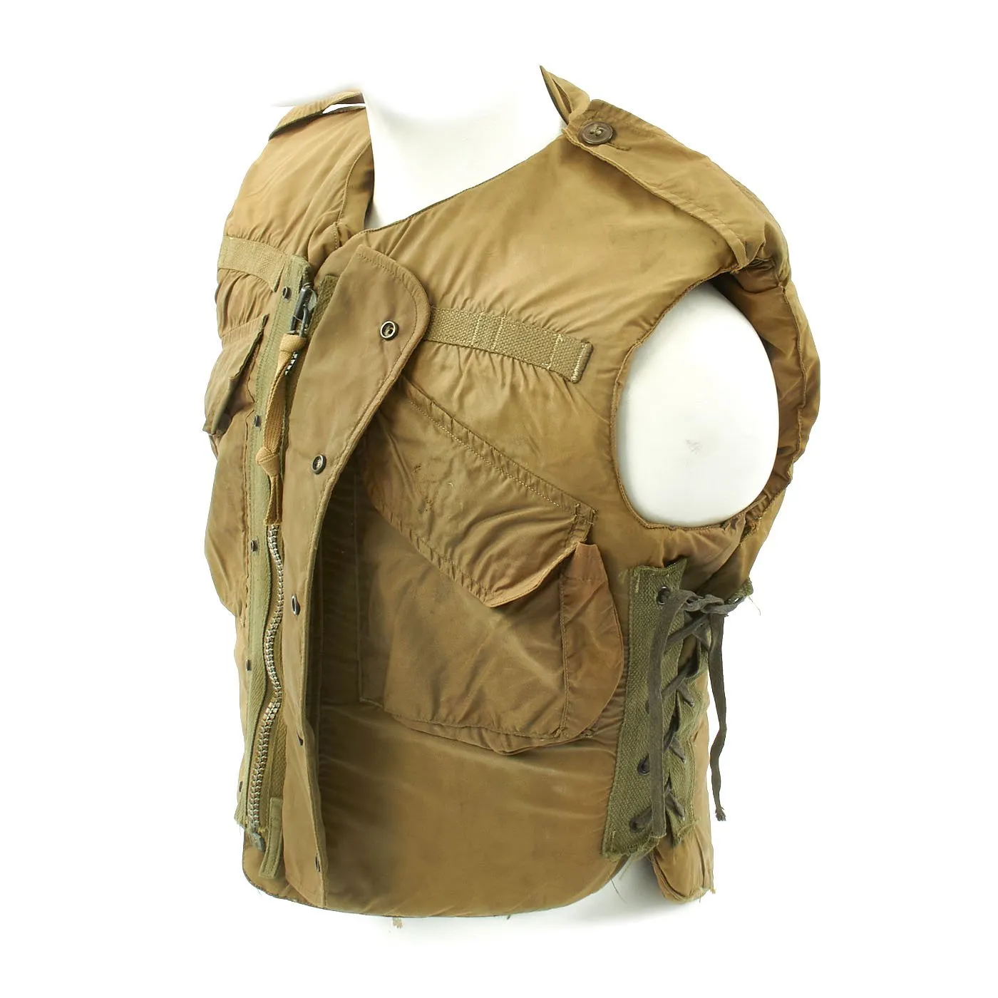 Original U.S. Vietnam War M-1952A Flak Body Armor Vest by Stein Bros - Dated 1953