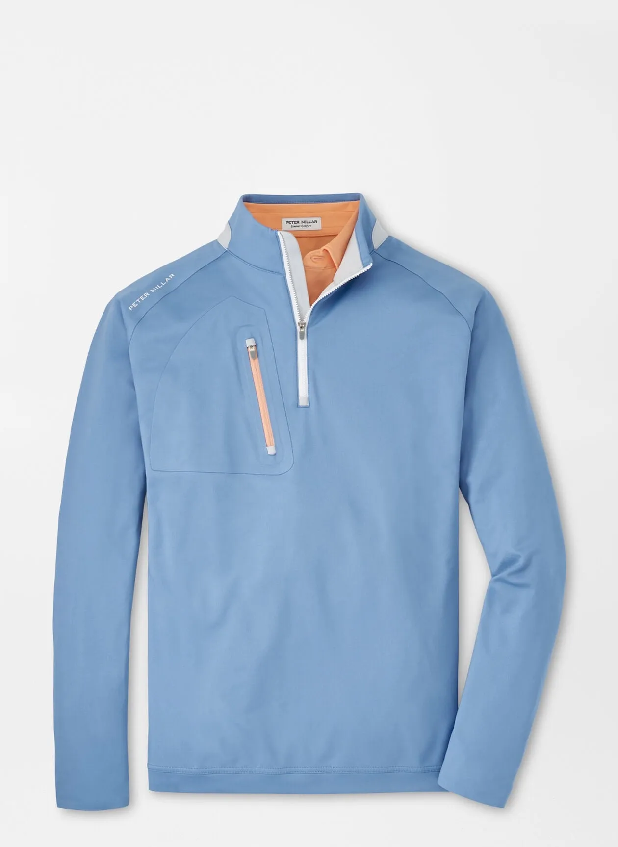 Peter Millar Verge Performance Quarter-Zip - BONNET