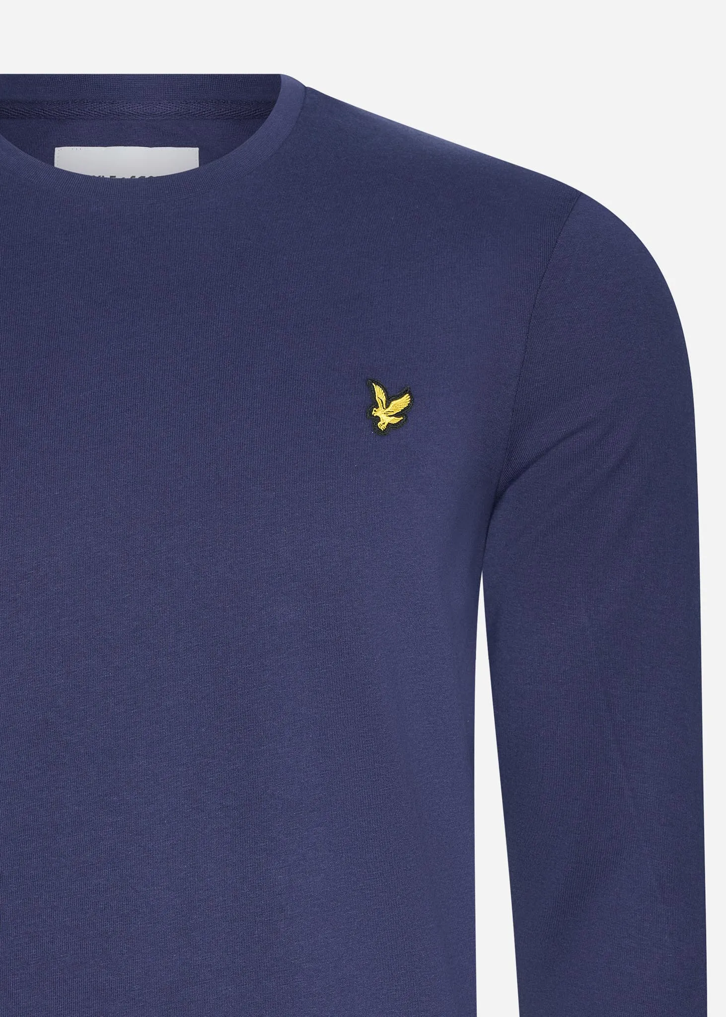 Plain ls t-shirt - navy