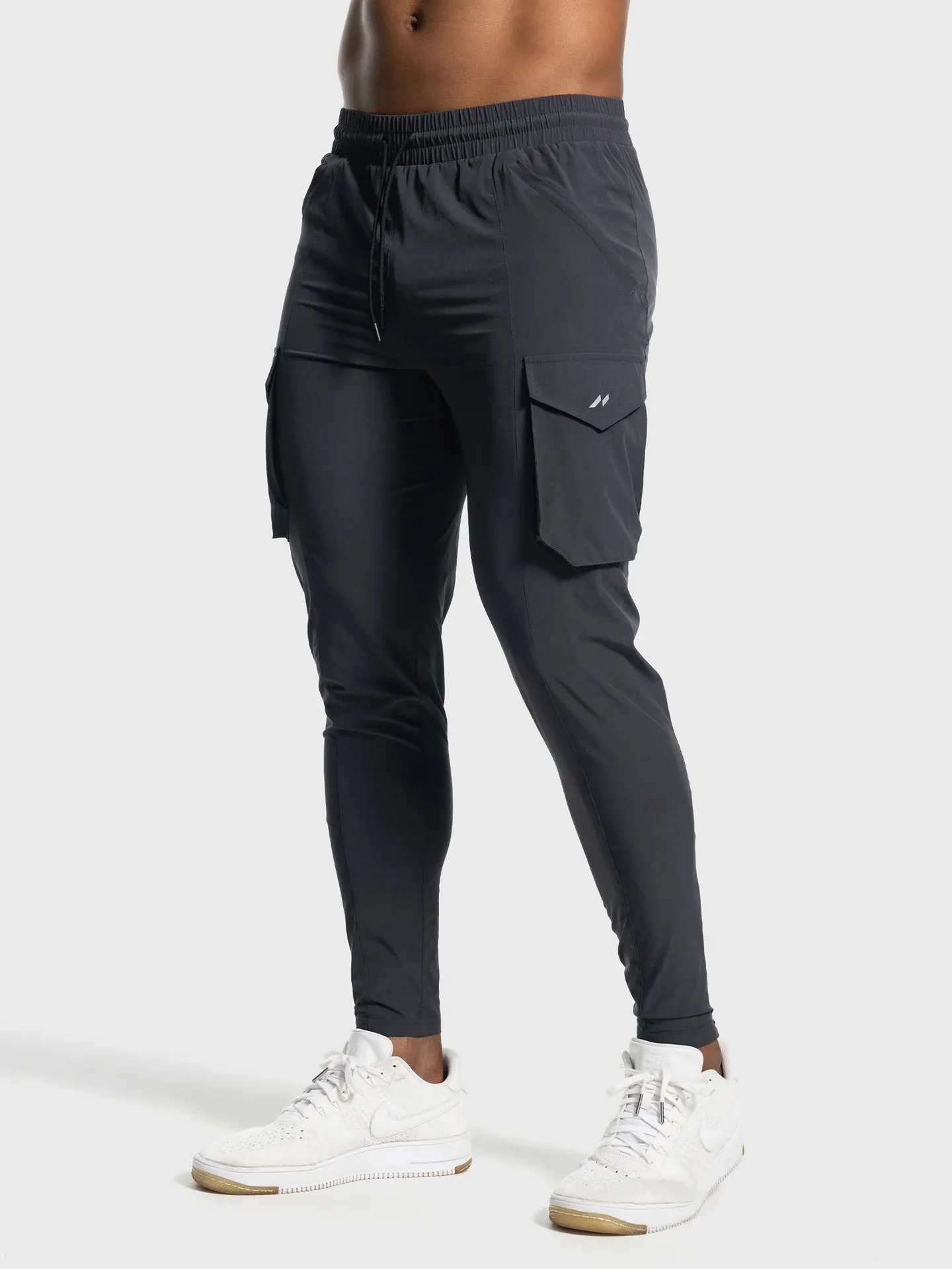 Quick Dry Gym Cargo Zip Jogger