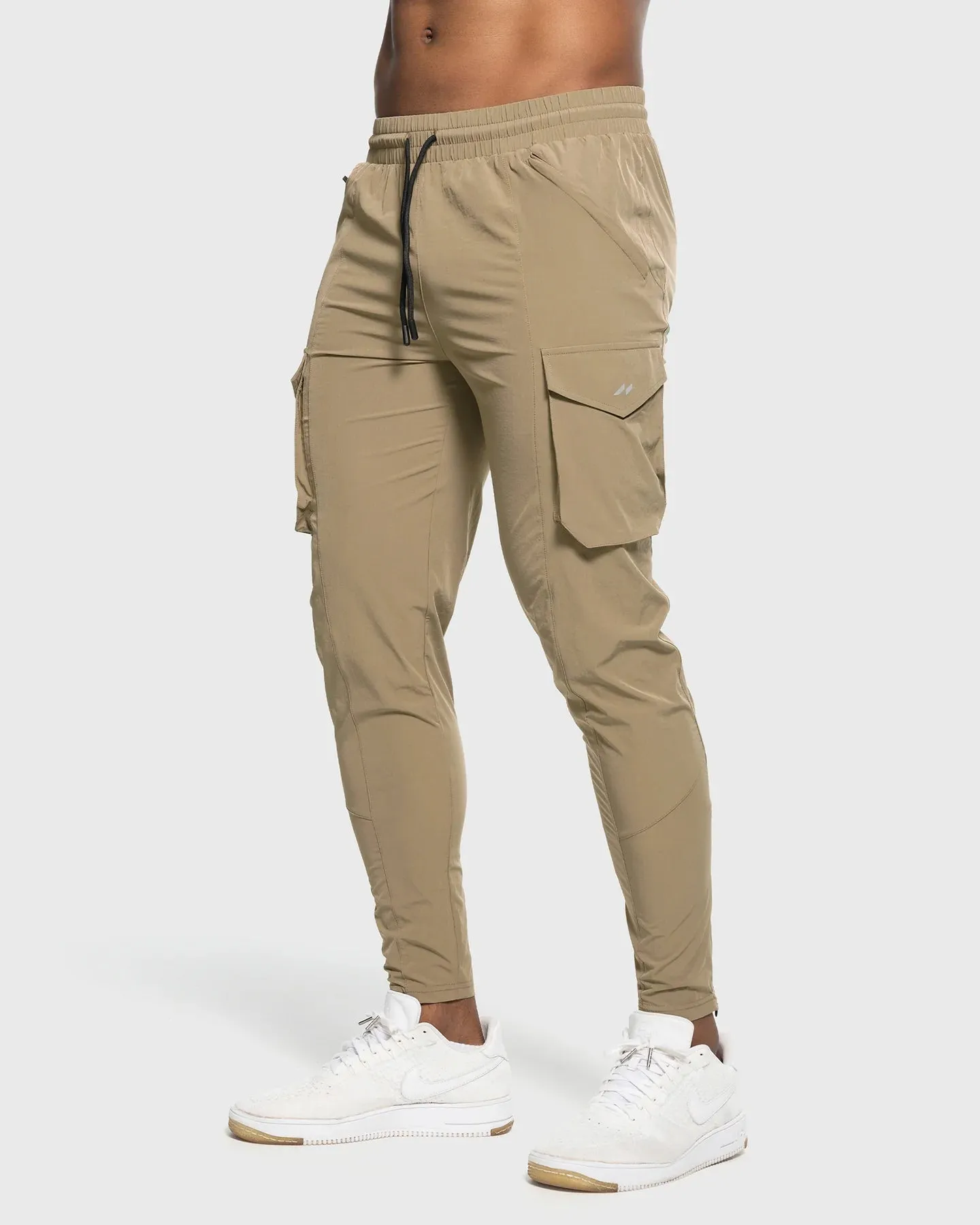 Quick Dry Gym Cargo Zip Jogger