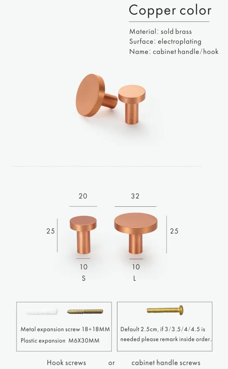 Rosa Cabinet Door Knobs & Wall Hooks