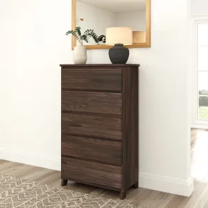 Rustic 5-Drawer Tall Dresser