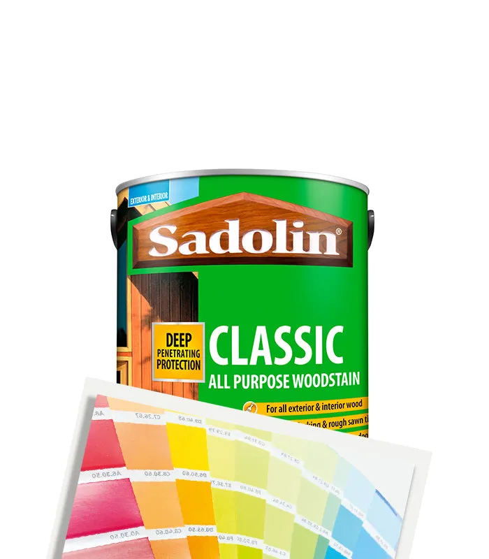 Sadolin Classic All Purpose Woodstain - Tinted Colour Match