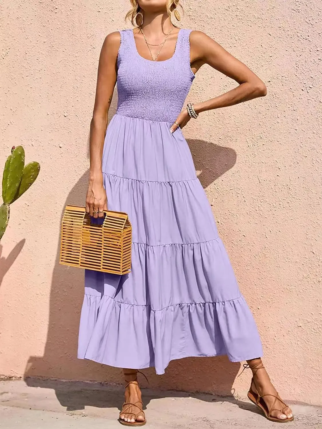 Sexy A-Line Sleeveless Long Dress