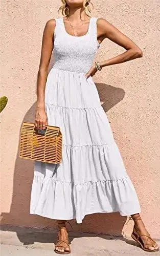 Sexy A-Line Sleeveless Long Dress