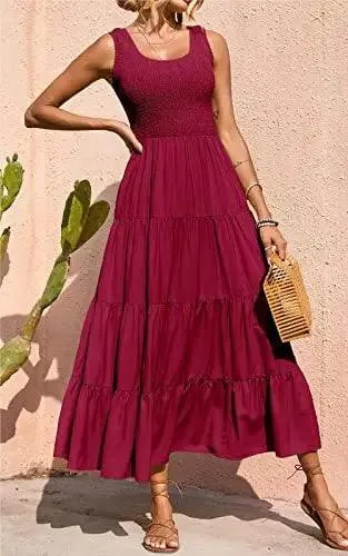 Sexy A-Line Sleeveless Long Dress