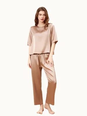 Silk Pullover Pajama Set for Women