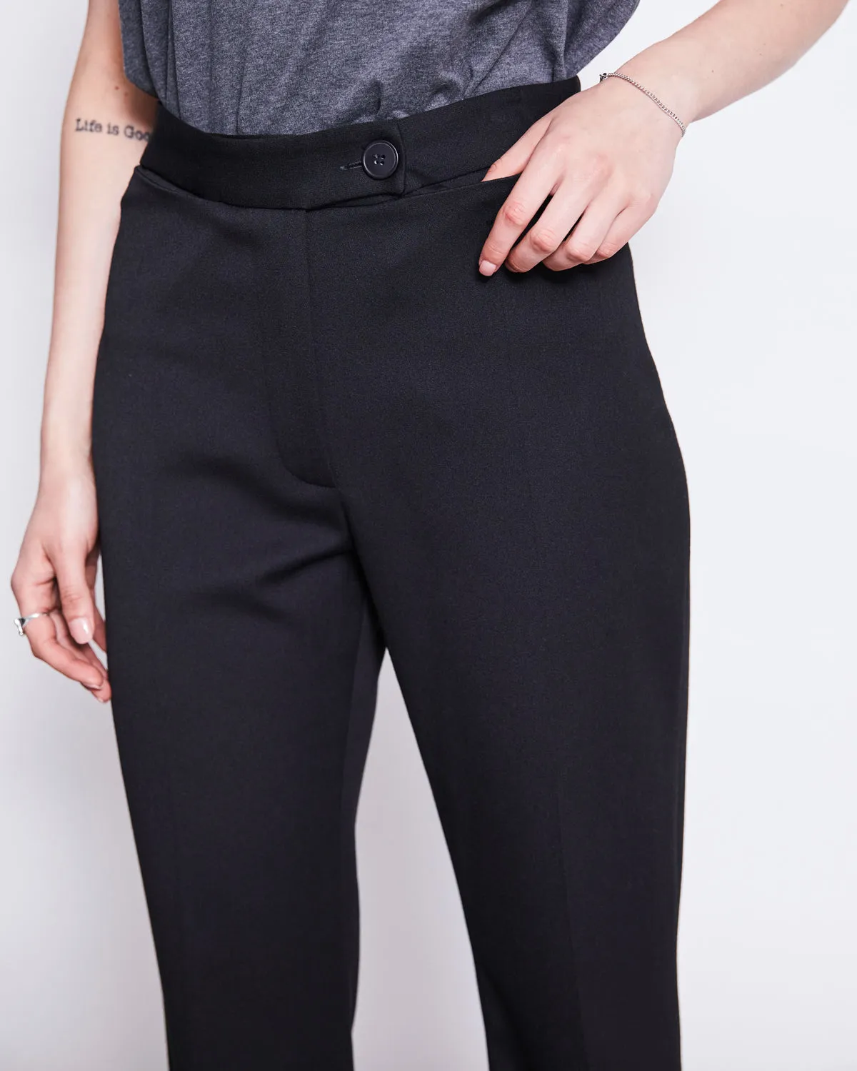 SLIT PANTS DOURO BLACK