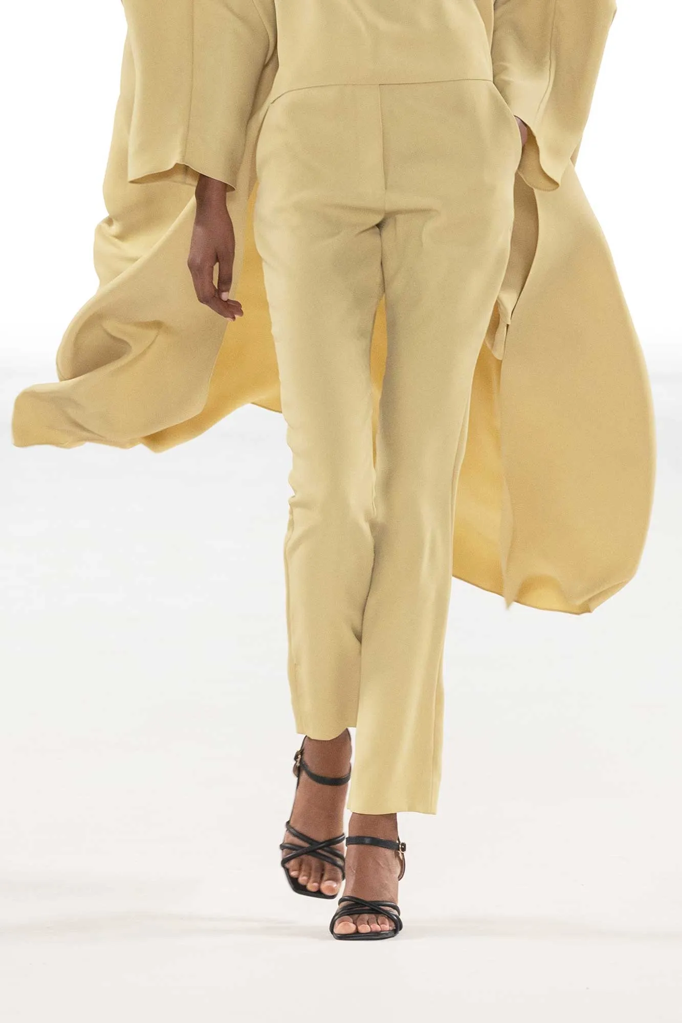 Tapered Pants in Yellow