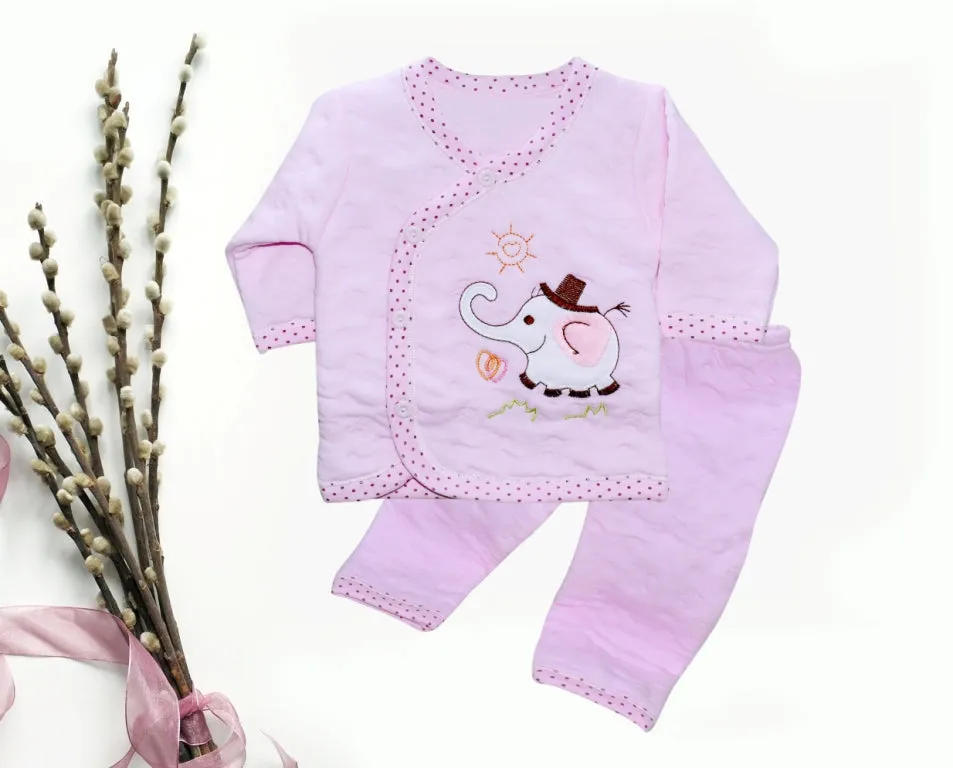 THE LITTLE LOOKERS Top & Pyjama Suit/Warm Suit/Night Suit/Woollen Suit for New Born Babies/Boys/Girls/Infants (0-6 Months)