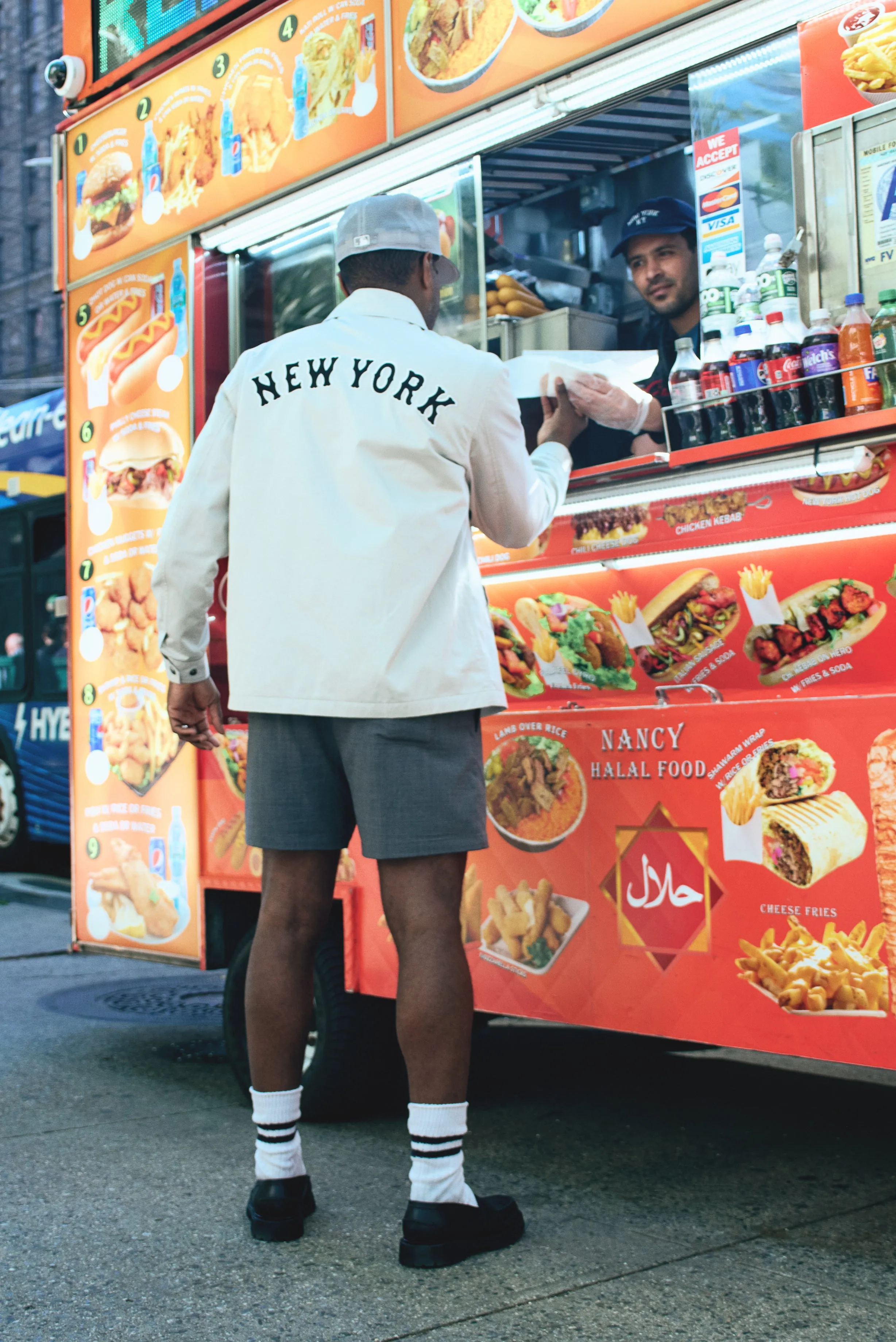 Todd Snyder X MLB Mets Satin Coaches Jacket in White