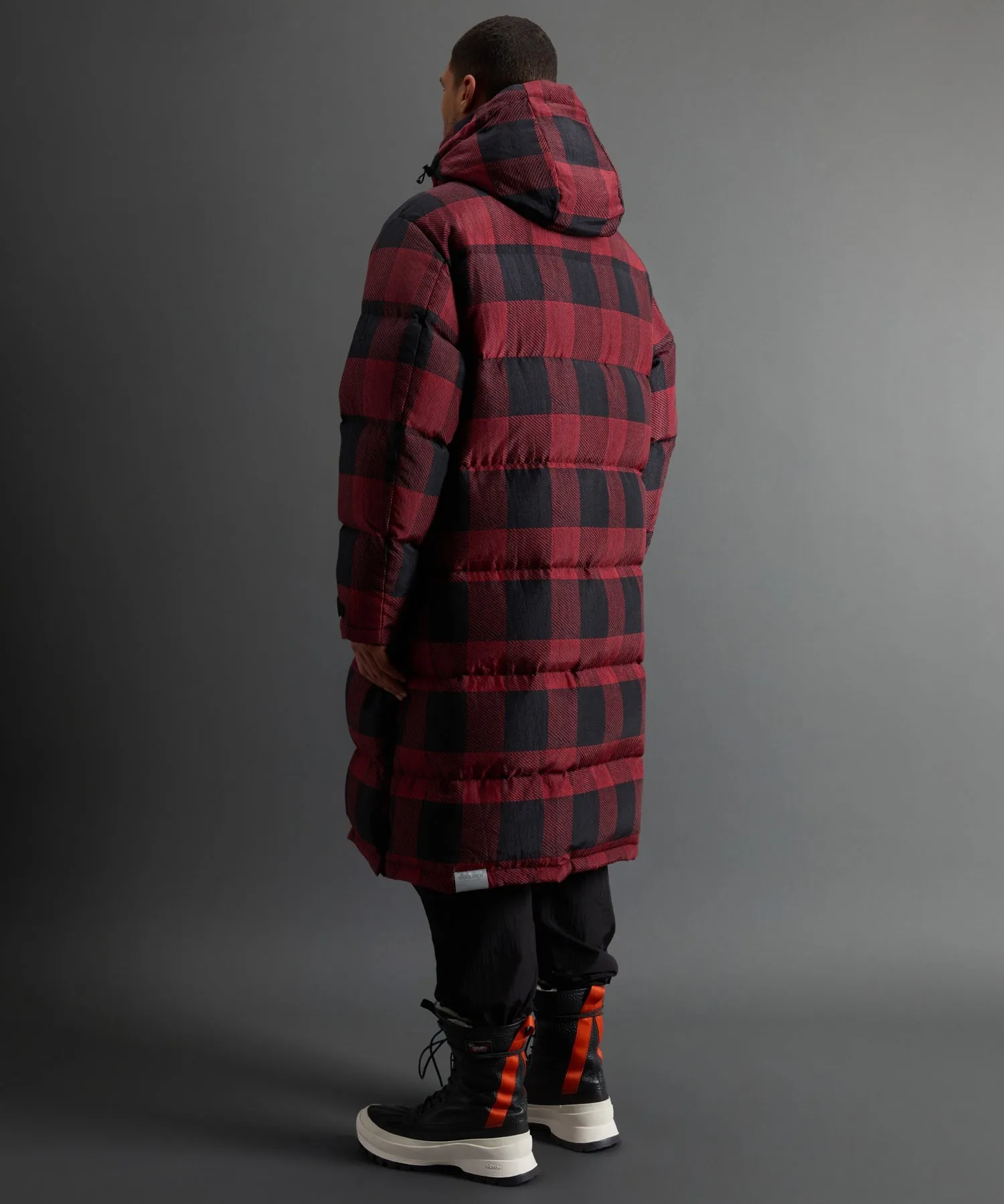 Todd Snyder X Woolrich Long Parka in Buffalo Check