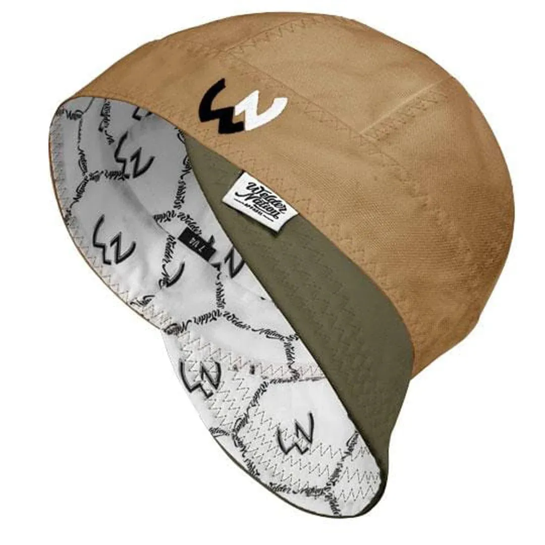 WelderNation The Drifter Tan Welding Beanie