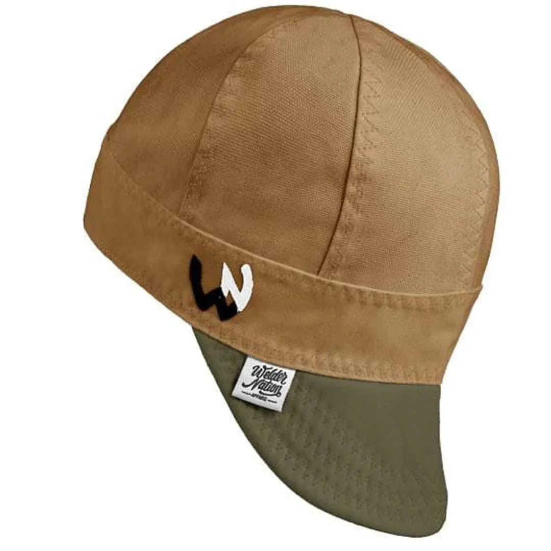 WelderNation The Drifter Tan Welding Beanie