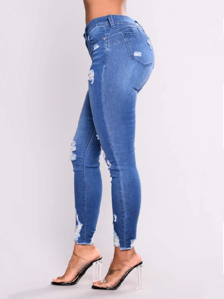 Women's High Waist Stretch Jeans