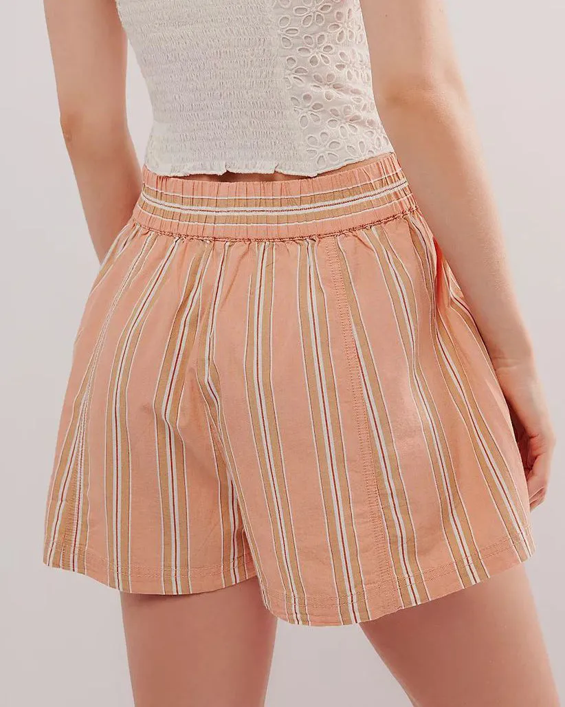 Y2K Striped Casual Shorts