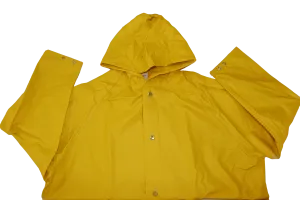 Yellow Hooded Safety Jacket