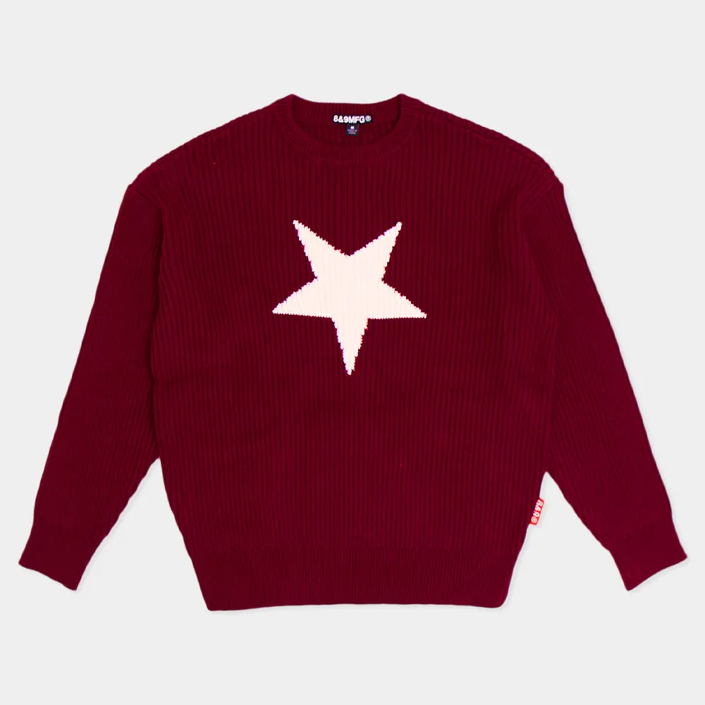 Zero Woven Sweater Plum